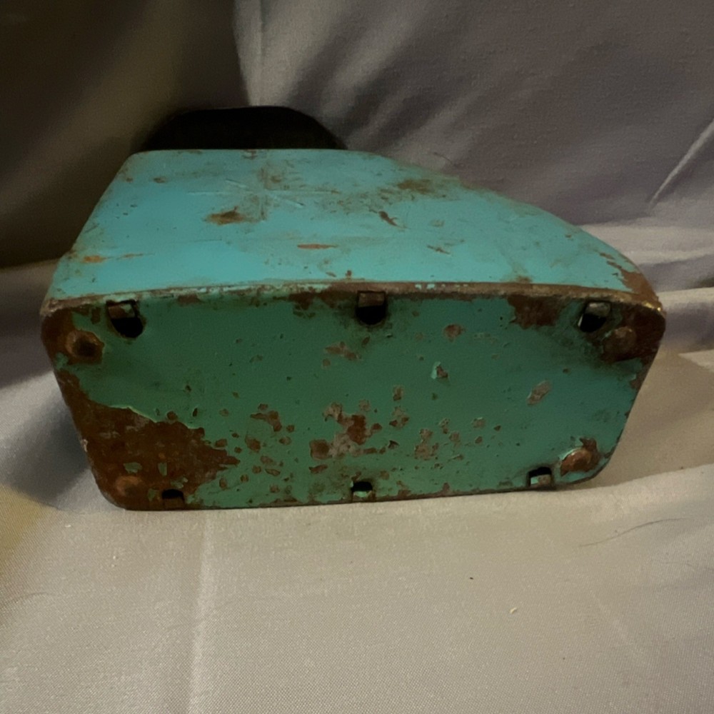 Antique Working Postal Scale Blue Metal