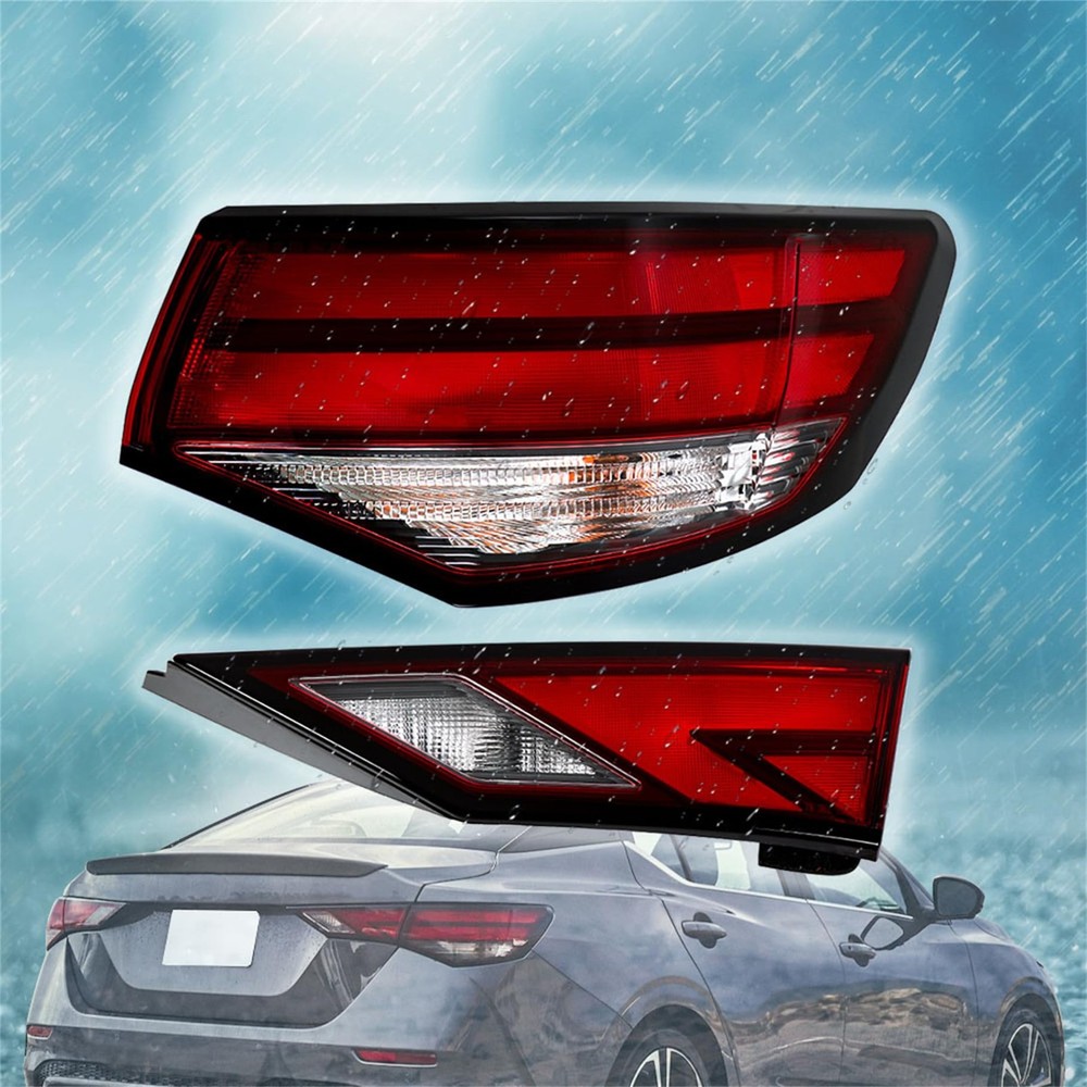 Right Inner Outer Side Tail Lamp Assembly for Sentra 2021-2023 RH