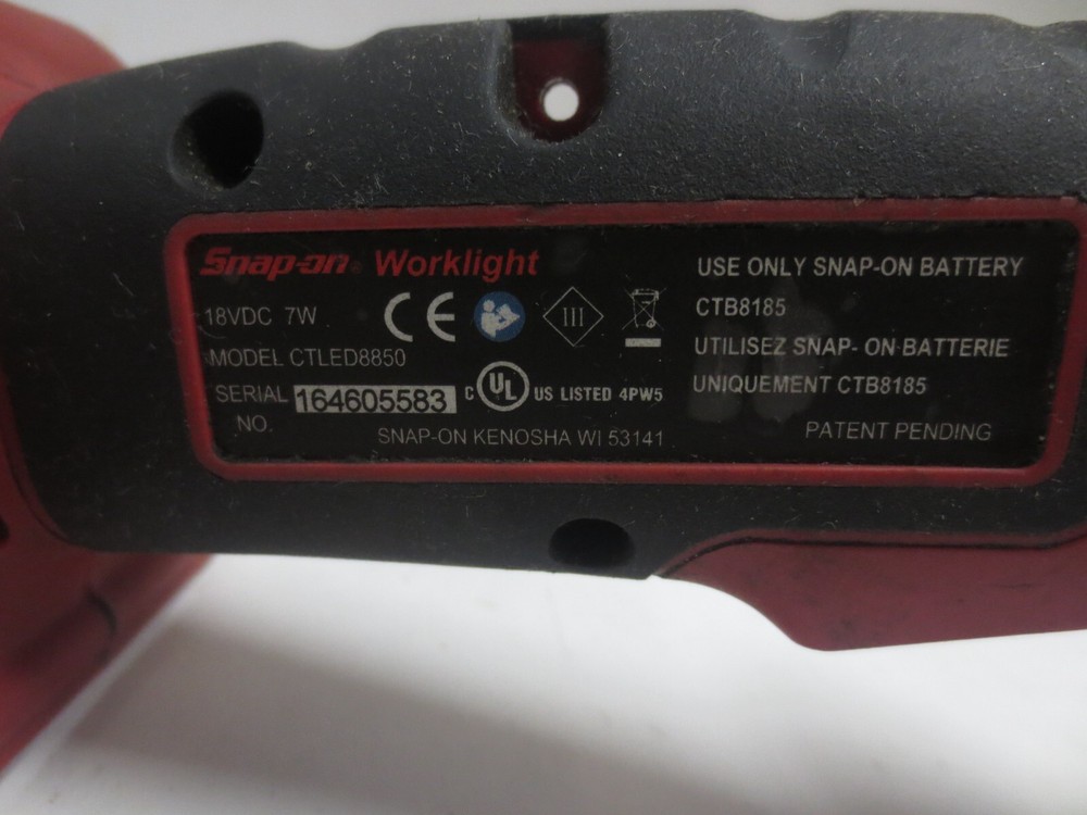 SNAP-ON 18V LIGHT CTLED8850 (TOOL ONLY)