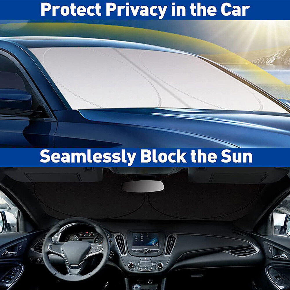 Foldable Car Windshield Sun Shade Cover Auto Front Rear Window UV Block Visor