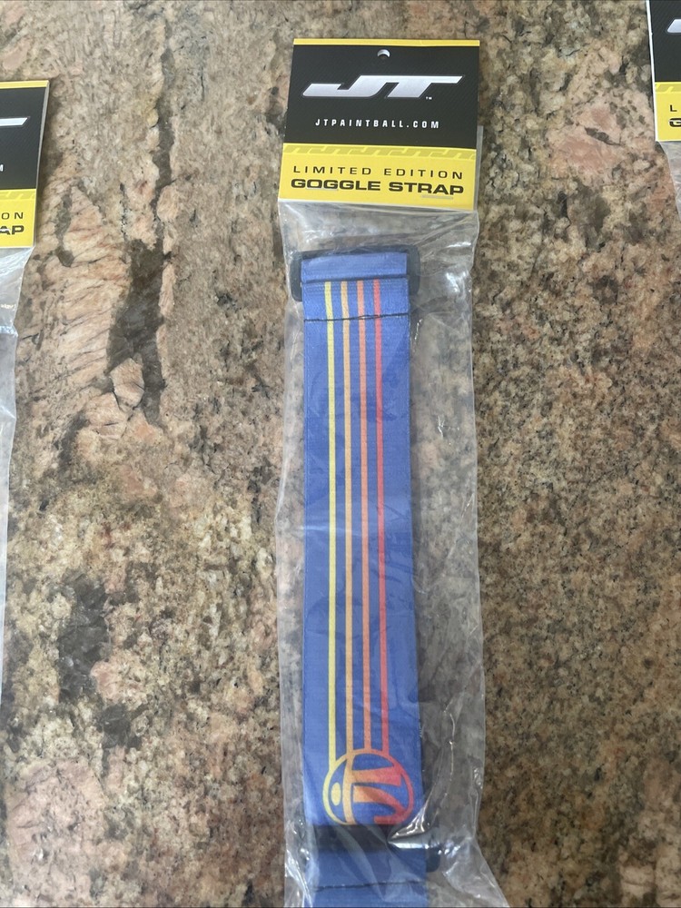 Jt Goggle Strap Baseball Logo 4 Line Printed