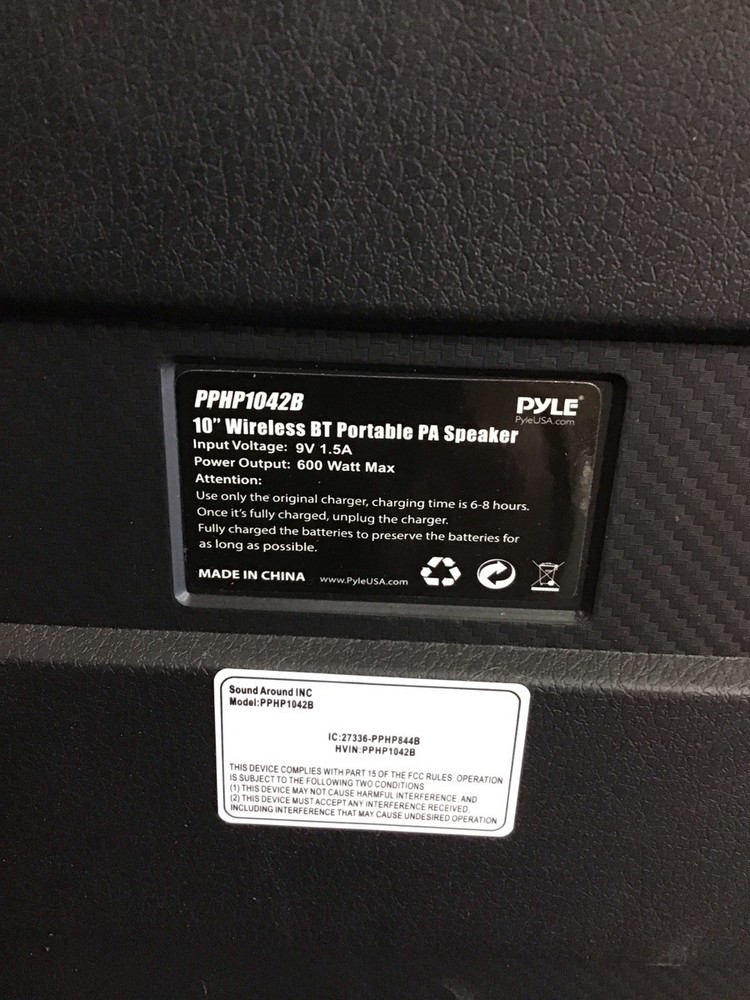 PYLE AUDIO PPHP1042B (PSO040527)
