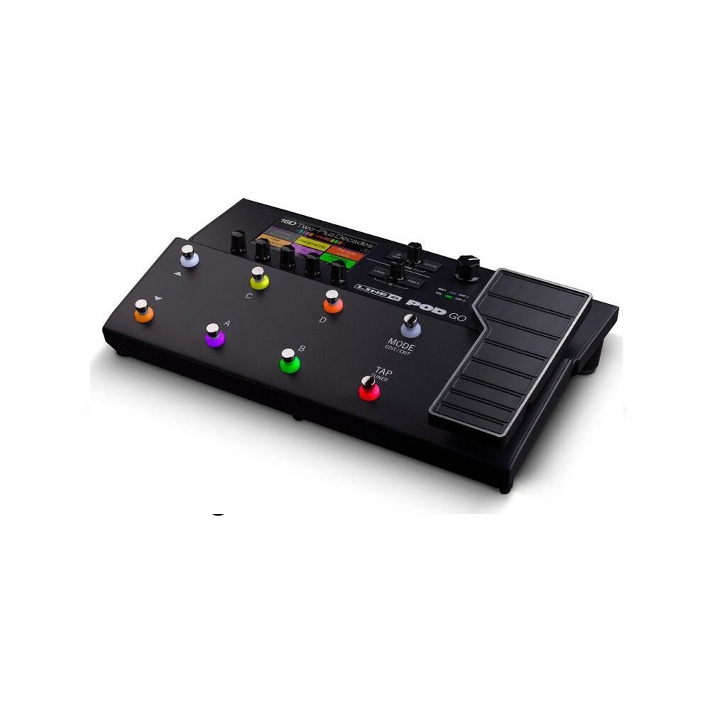 LINE 6 POD GO Compact Guitar FX Processor/Amp Modeler/USB Interface with App