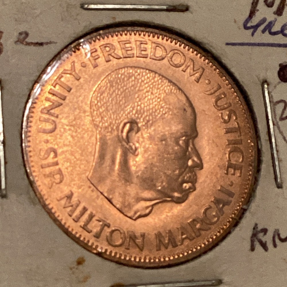 1964 Sierra Leone Cent and Half Cent 2 coins