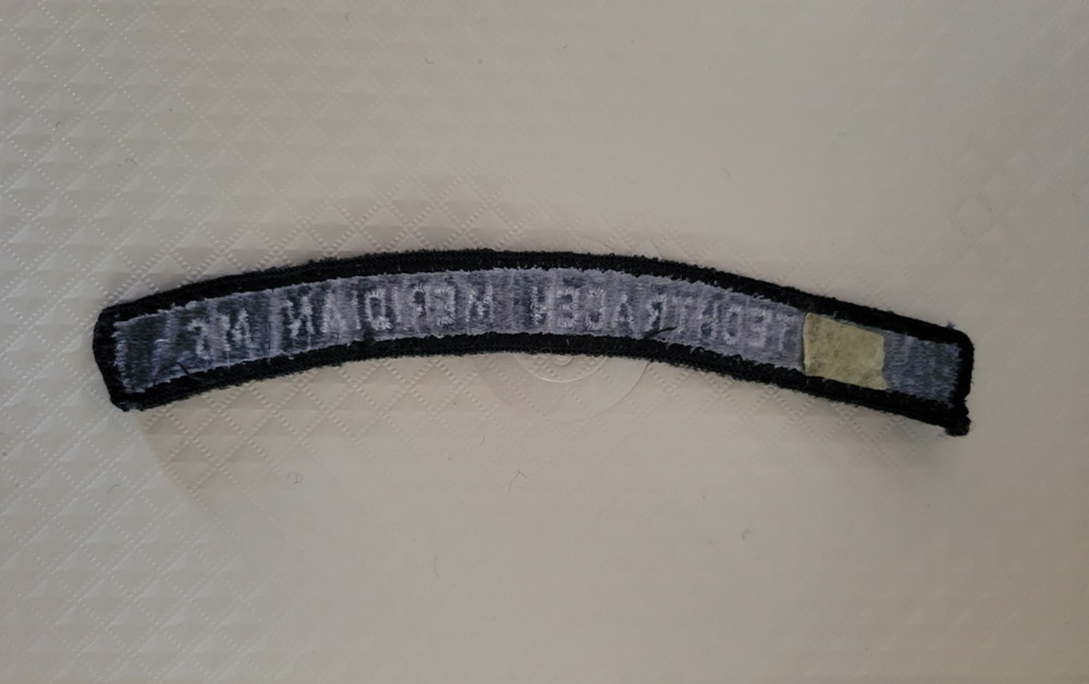 US Navy NAVTECHTRACEN MERIDIAN MS Naval Technical Training Center UIM Patch