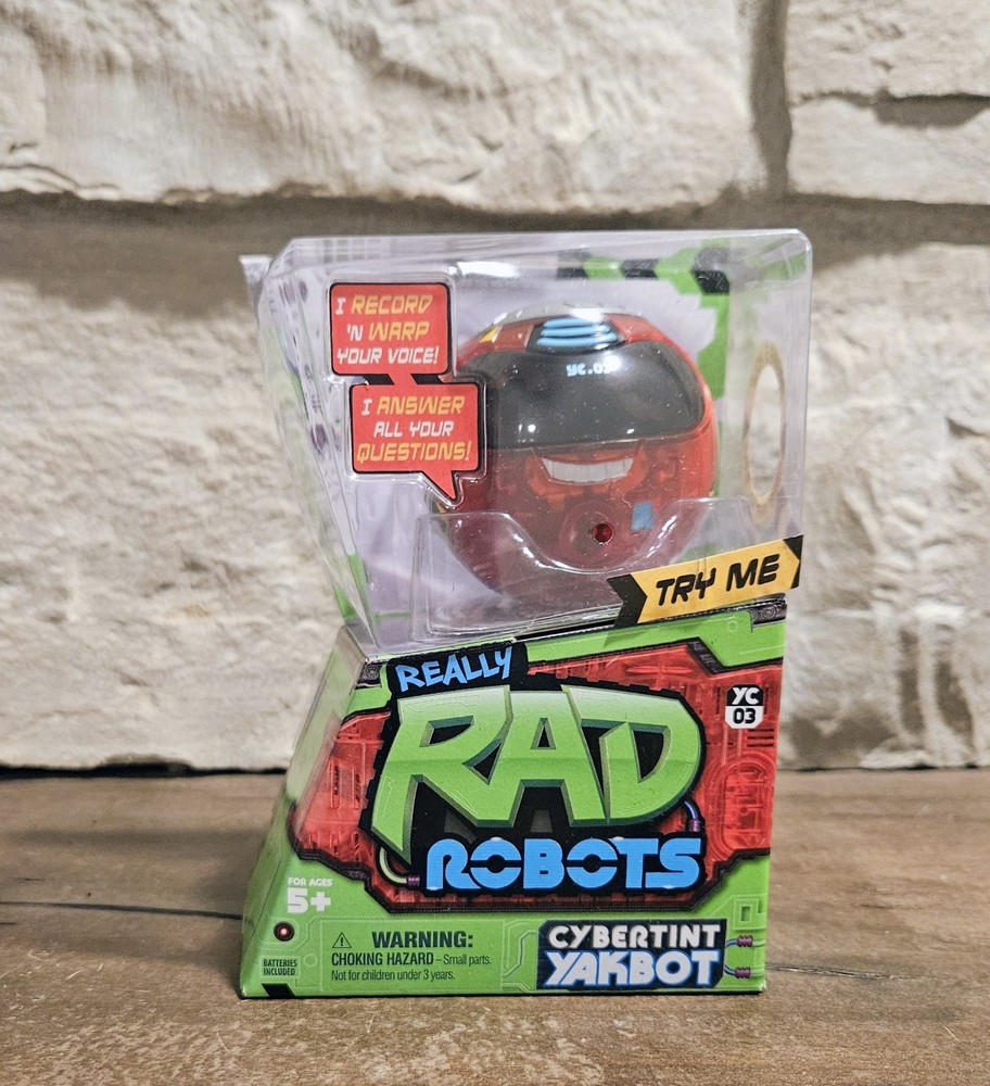 *RARE/SEALED* Cybertint Yakbot REALLY RAD ROBOTS! (Needs Battery)