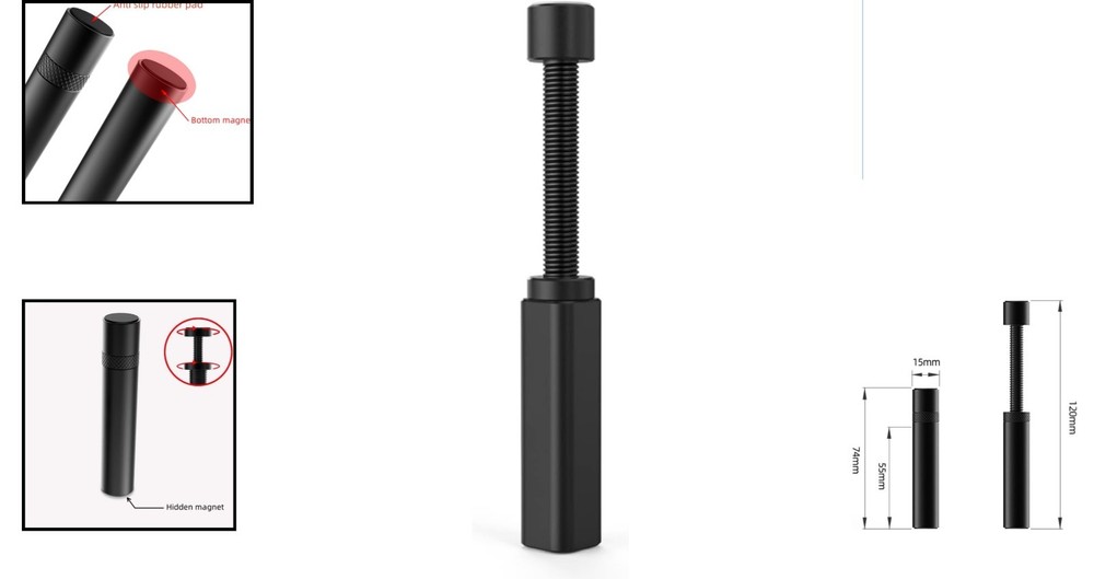 Tool-Free GPU Support Bracket - All-Aluminum Design (74-120mm Compatibility)