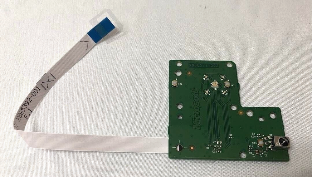 OEM Microsoft Xbox 360E 1538 Front POWER BUTTON BOARD + Cable 360 E X866577-002