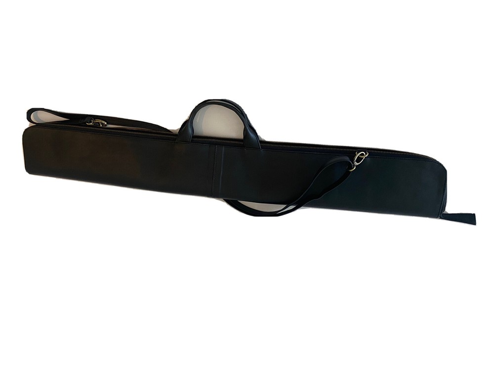 Handmade Leather Two-Piece Snooker/Pool/Billiard Cue Case.
