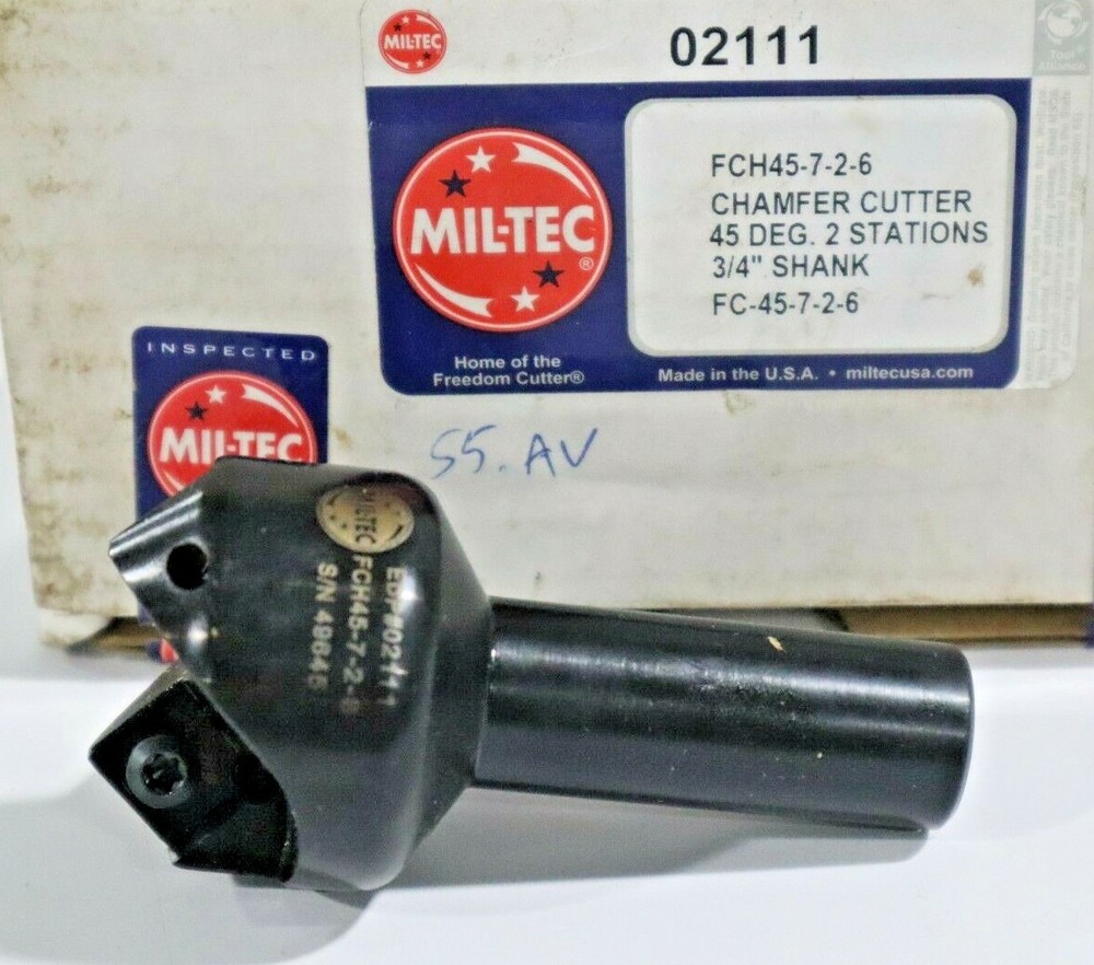 MIL-TEC, #02111, 7/8" 90° INDEXABLE COUNTERSINK CHAMFER TOOL    D448
