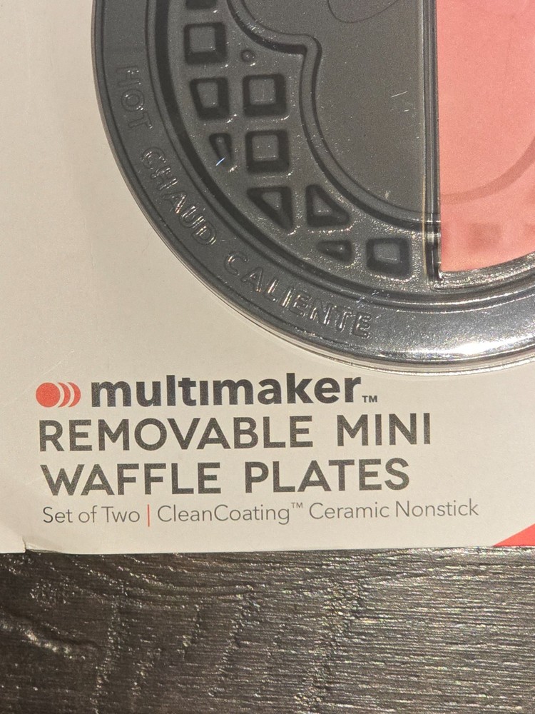 Disney Dash Mickey Mouse Removable Waffle Plates for Mini Maker Set New