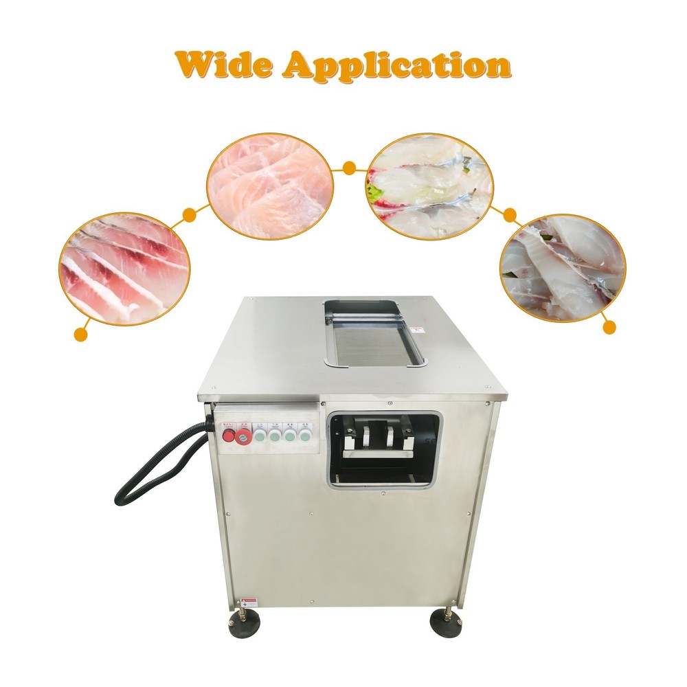 Full Automatic Electric Fish Fillet Cutting Machine 110V Multifunctional Pickled