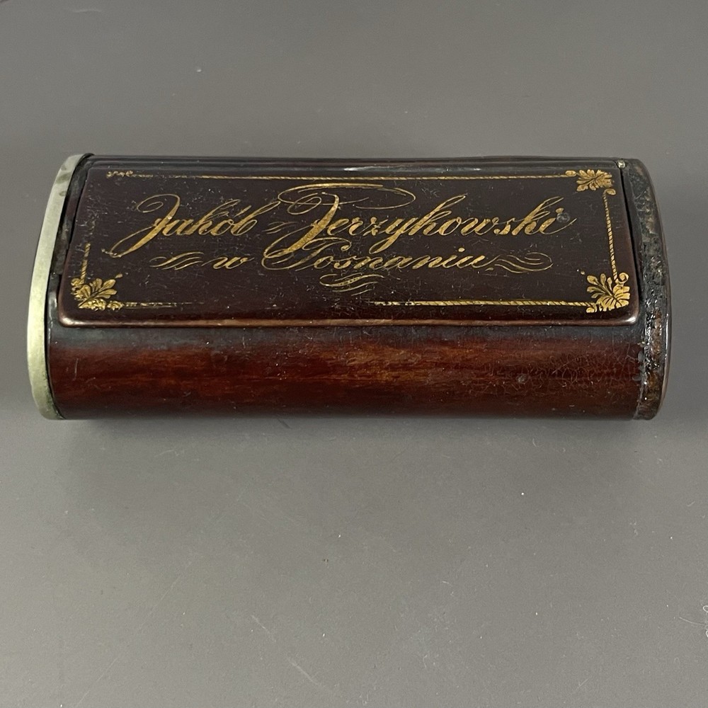 Mid 19th Century Wooden Snuff Box