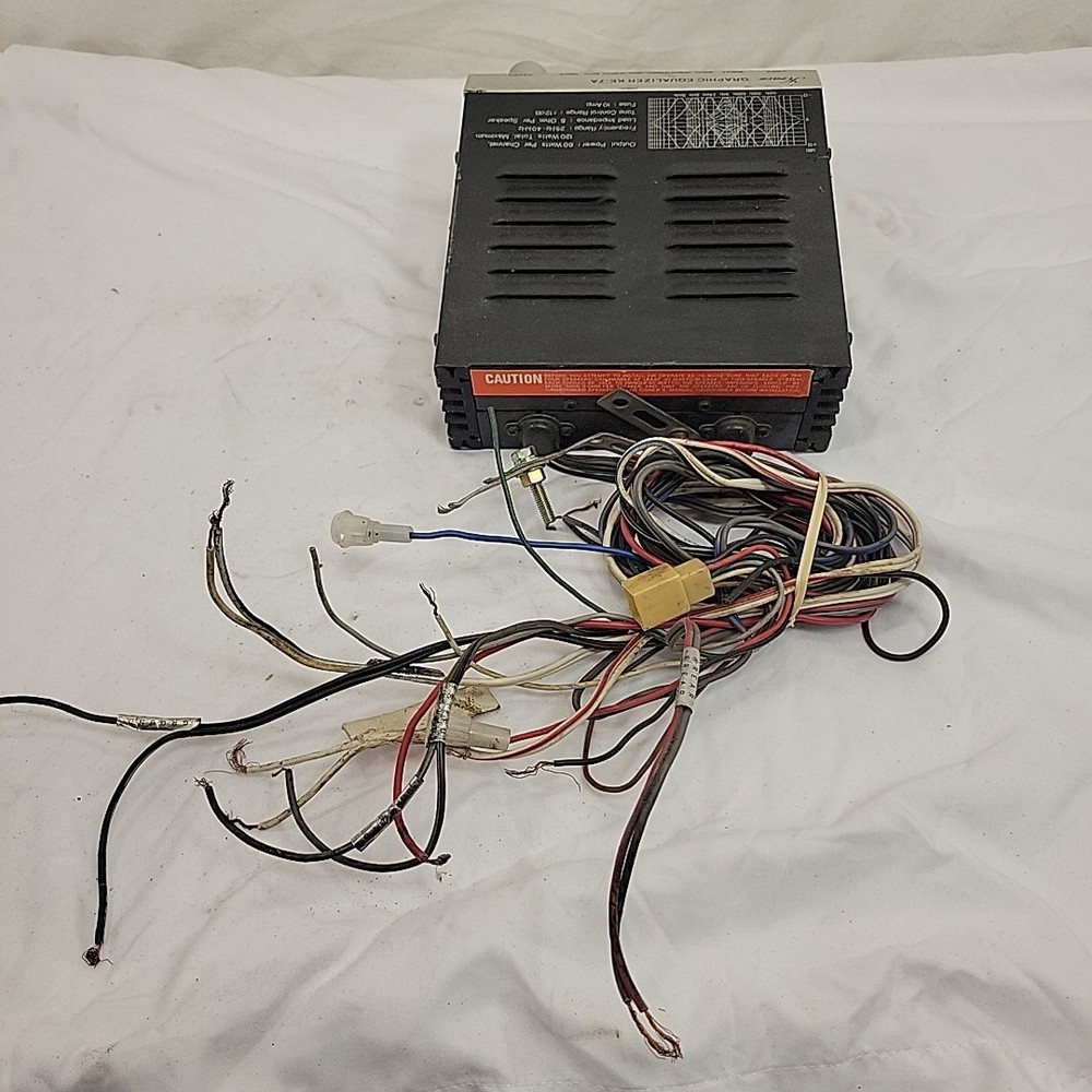 Kraco KE-7A Graphic Equalizer Car Audio Untested As Is