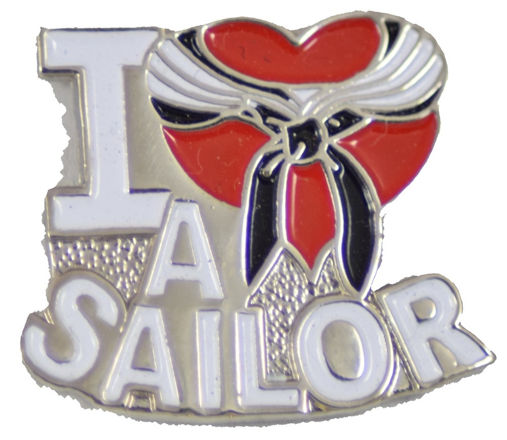 I Love My Sailor Pin