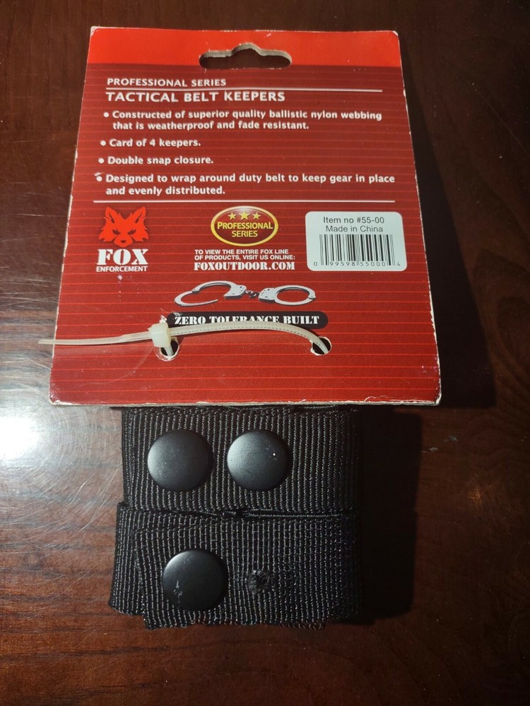 Fox Enforcement Tactical Belt Keepers