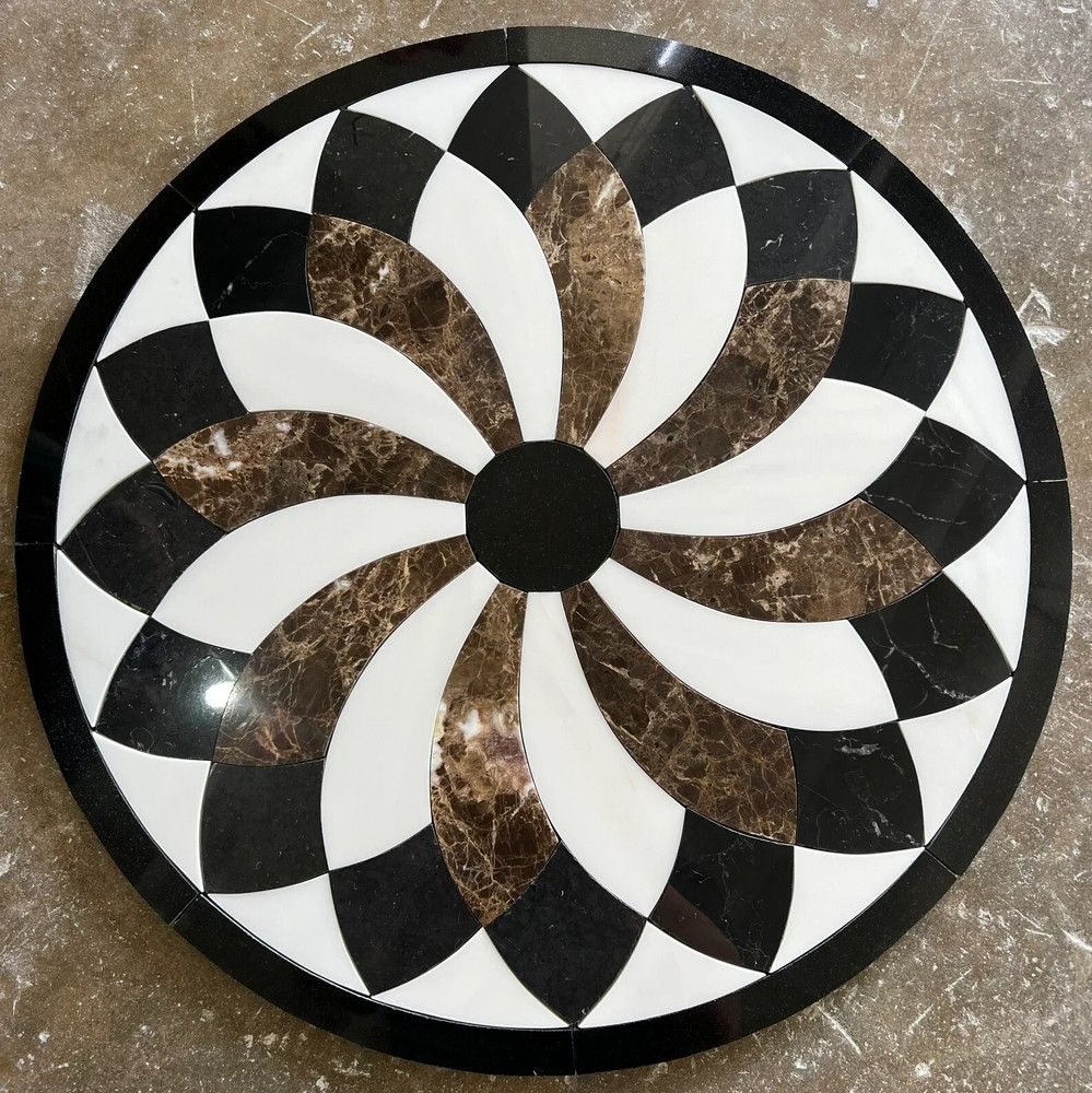 Floor Marble Medallion 30''x30''
