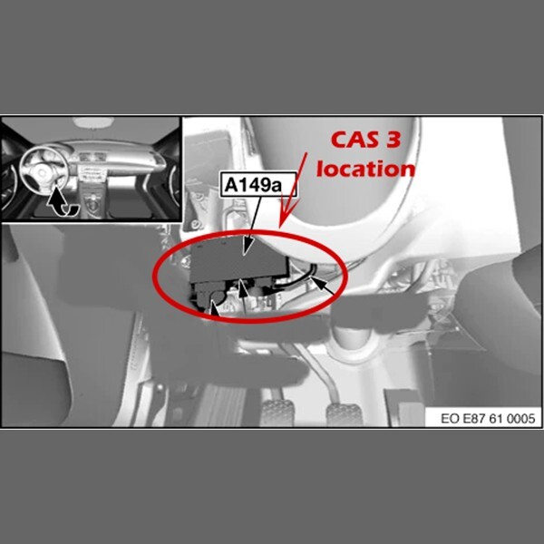 BMW MINI ADD EXTRA KEY SERVICE CAS3 CAS 3 + E82 E90 E92 E60 E70 E71