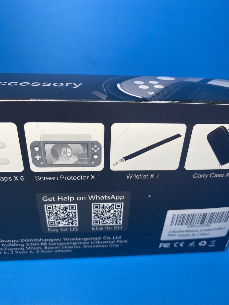 NEW! Switch Lite Accessory Bundle - Protective + Carrying Case, Screen Protector