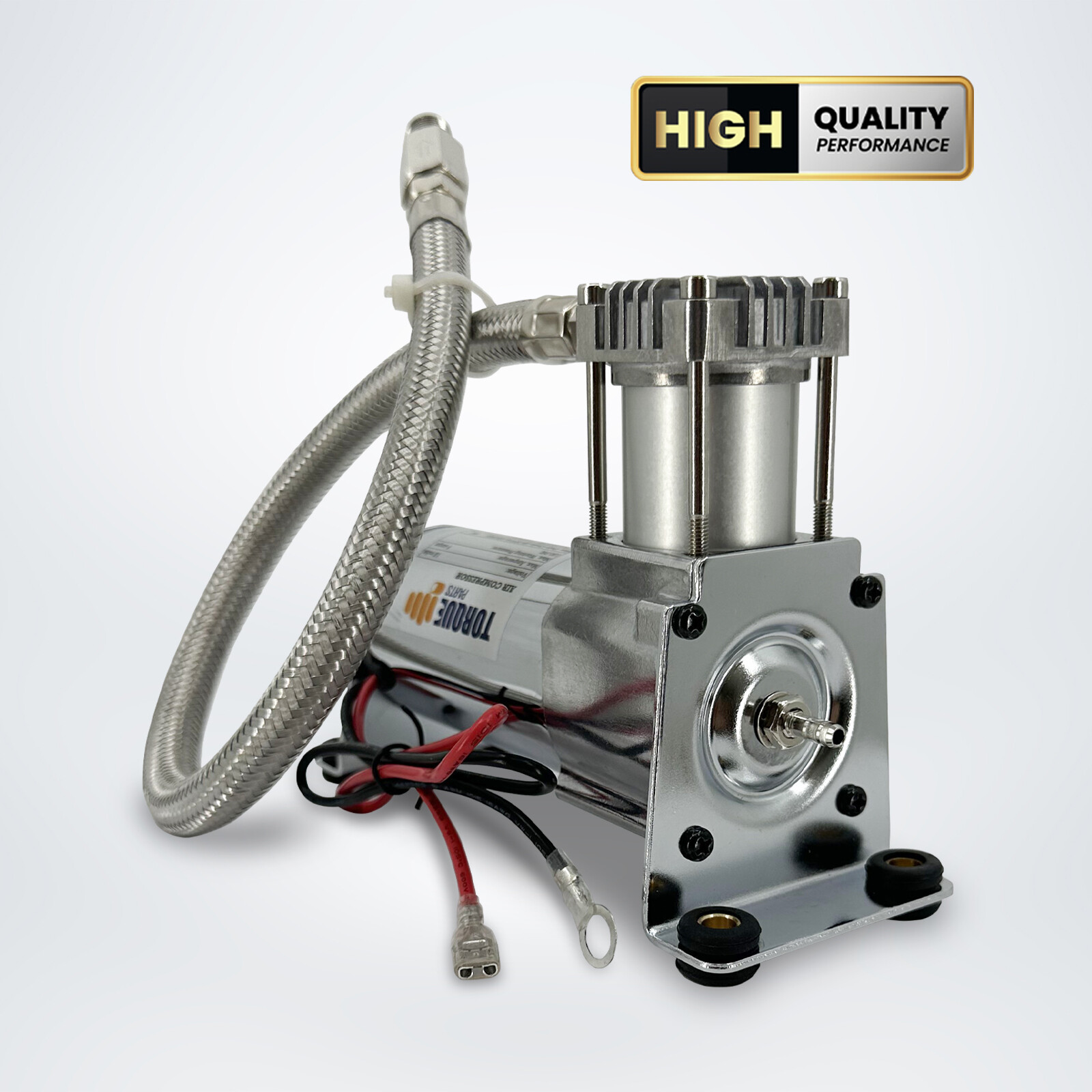 TORQUE Air Compressor Kit 12V Portable Single Port 120 PSI Replace AirLift 16192