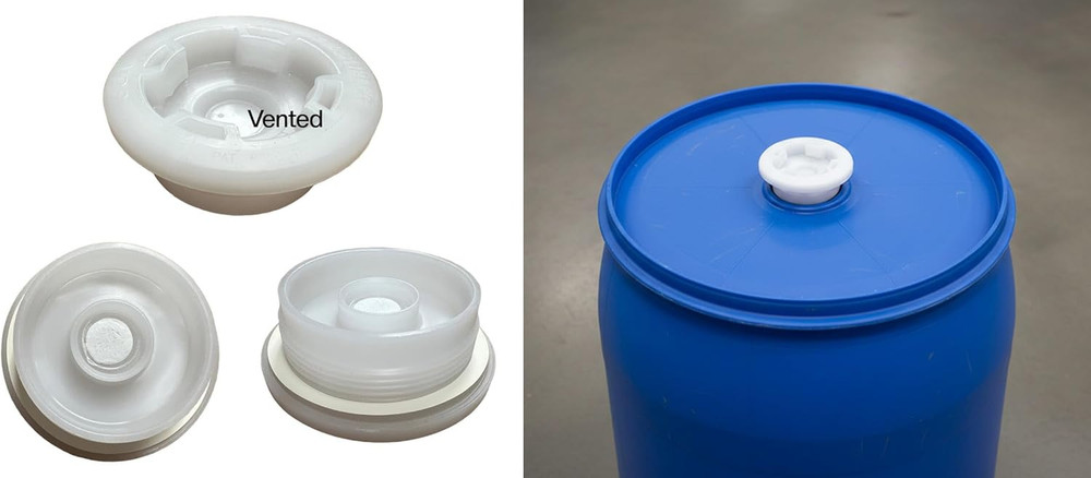 Buttress Cap/Plug 2" Buttress (Fine Thread) with 3/4" Knockout/Vented, EPDM Gask