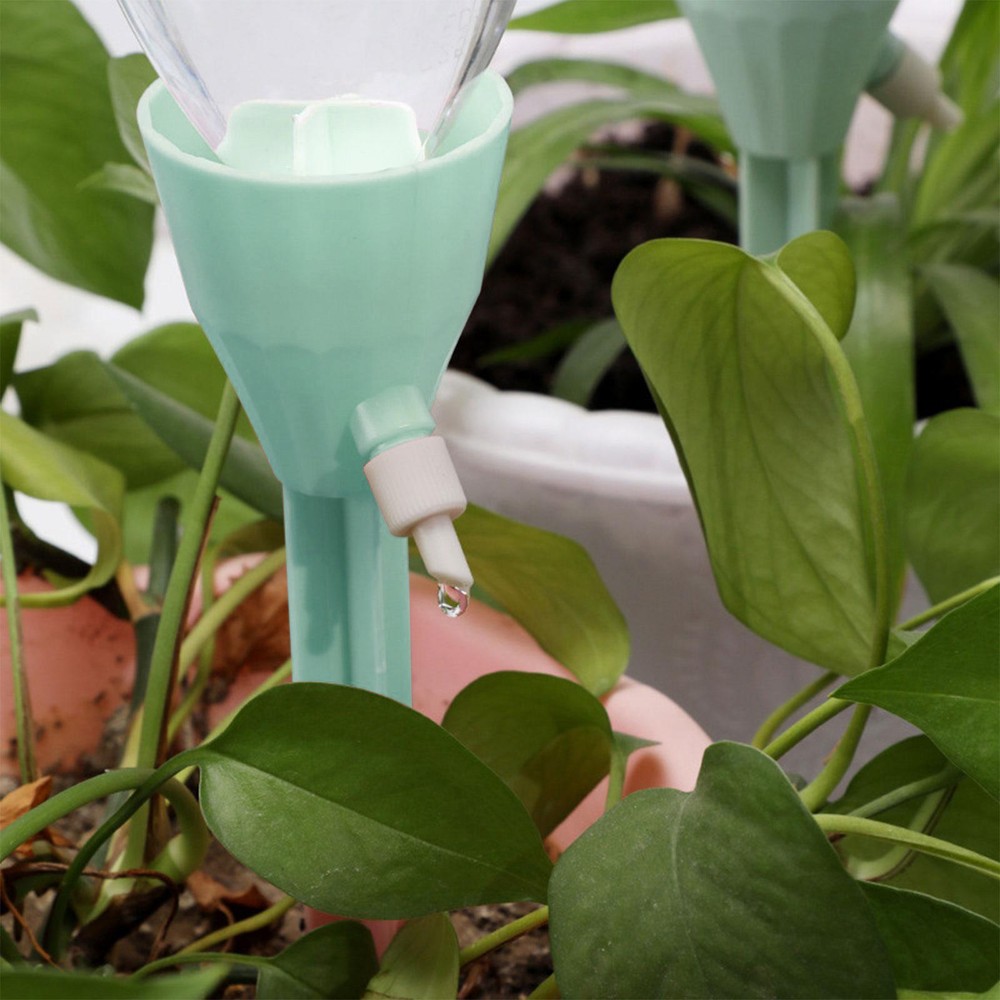 20x Plant Self Watering Spikes Automatic Irrigation Drip System Adjustable Valve