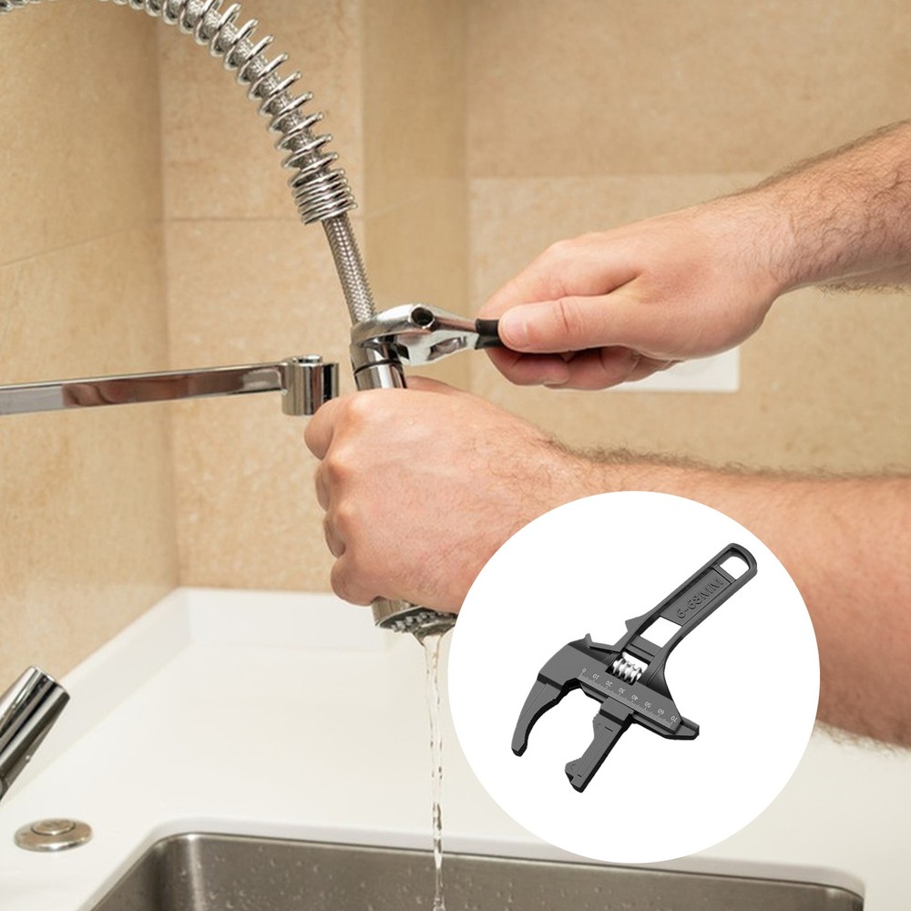Multifunctional Wrench Universal Bathroom Kitchen Repair Tools Adjustable