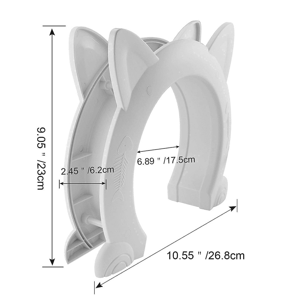 Interior Cat Door for Indoor Doors Pet Access Panel