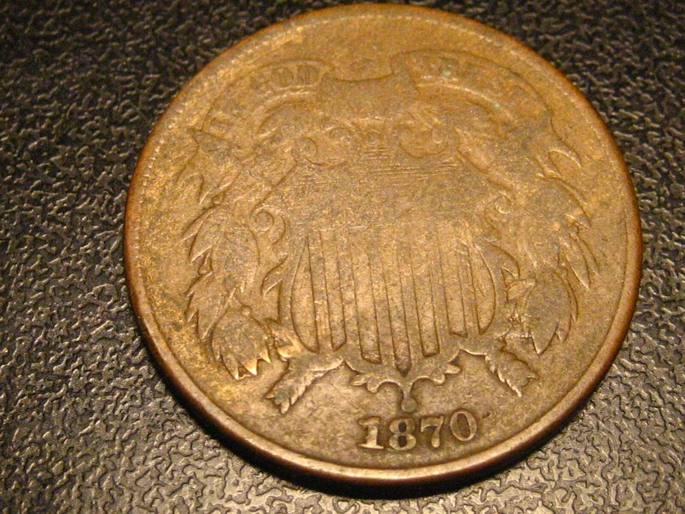 1870 Two Cent Piece BETTER DATE