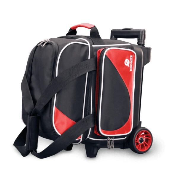 Ebonite Transport 1 Ball Roller Red Bowling Bag