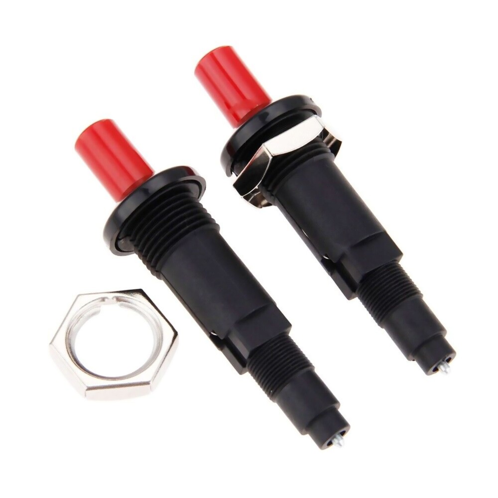2Pack Replacement Piezo Ceramic Ignitor Set BBQ Grill Gas Stove Ignitor Kit