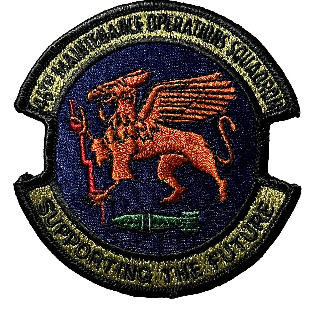 US AIR FORCE 46th MAINTENANCE OPERATIONS SQUADRON SUBDUED PATCH (AFF+)