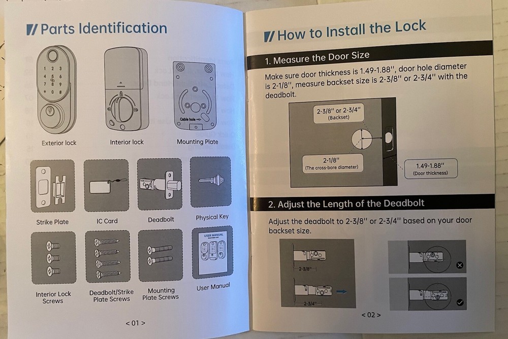 Smart Keyless Entry Door Lock