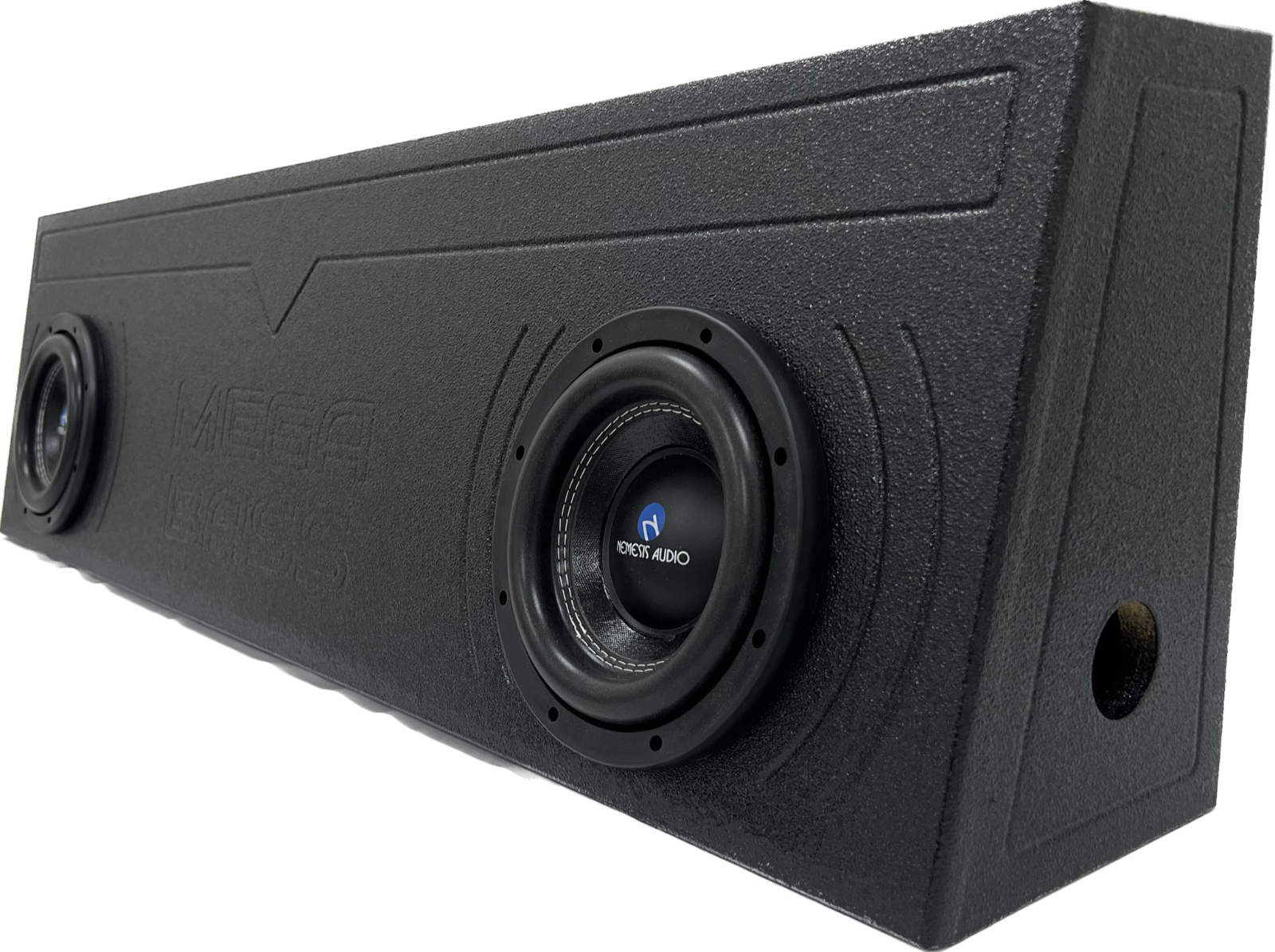 Universal Single Cab Truck Subwoofer Enclosure Box Dual 12 Ported Ford Chevy GMC