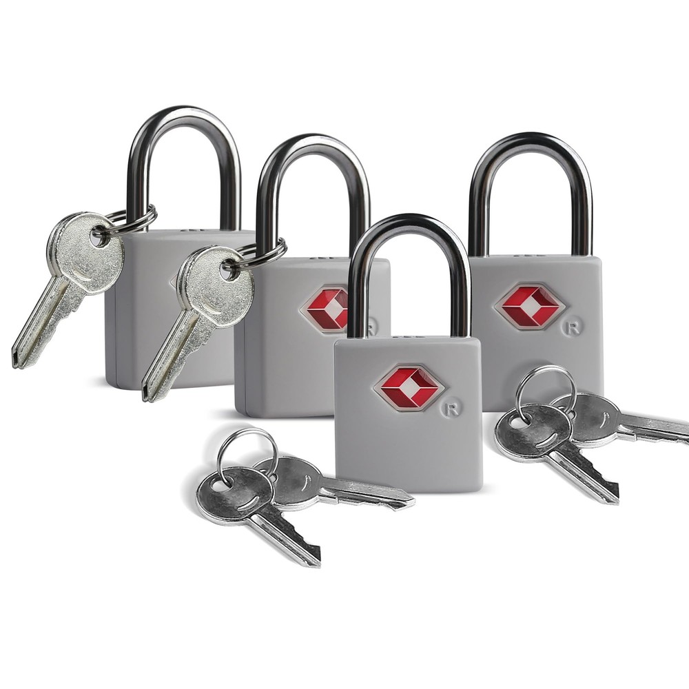 UP Security Luggage Locks TSA Approved 4 Pack, for Gray