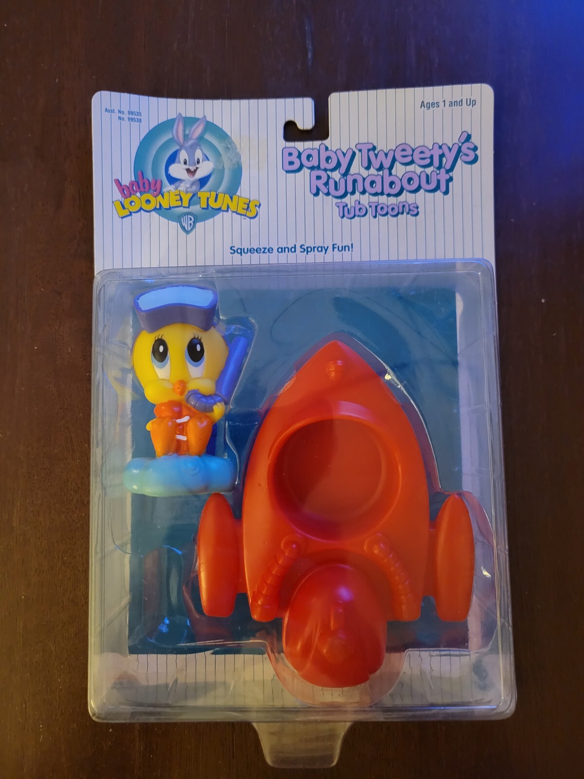 WB Toy Baby Looney Tunes Baby Tweety's Runabout Tub Toons Toy