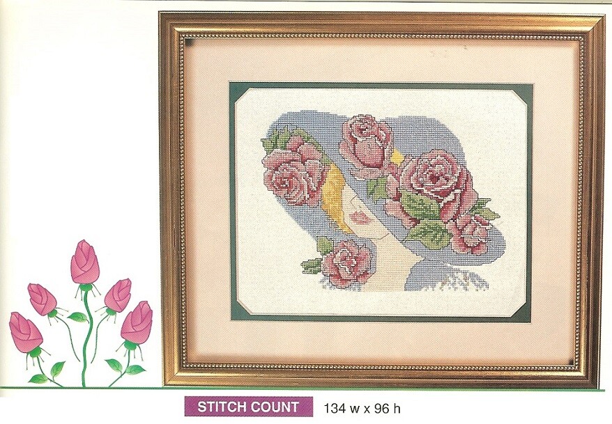 SUMMER HAT  -  CROSS STITCH PATTERN ONLY  HM - SUV