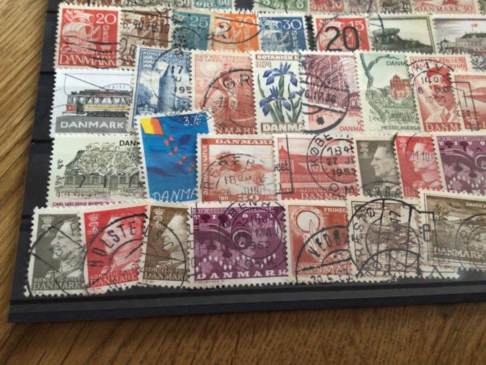 Denmark mounted mint or used stamps A12360