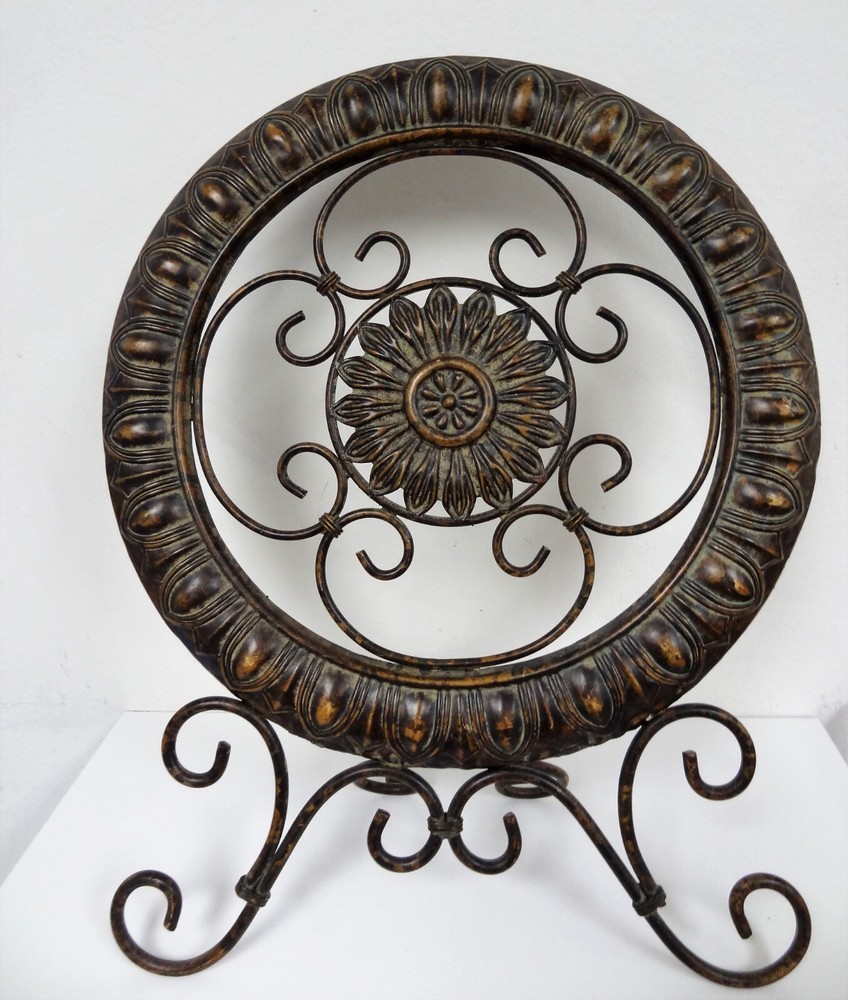Vintage Brass Table Top Display