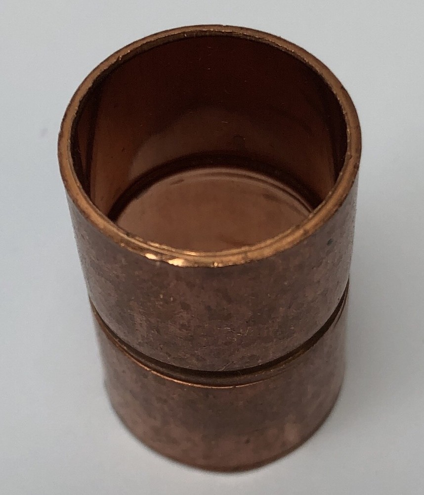 Mueller Coupling Roll-Stop Copper 1/2 inch C X C 100-Pack W01022