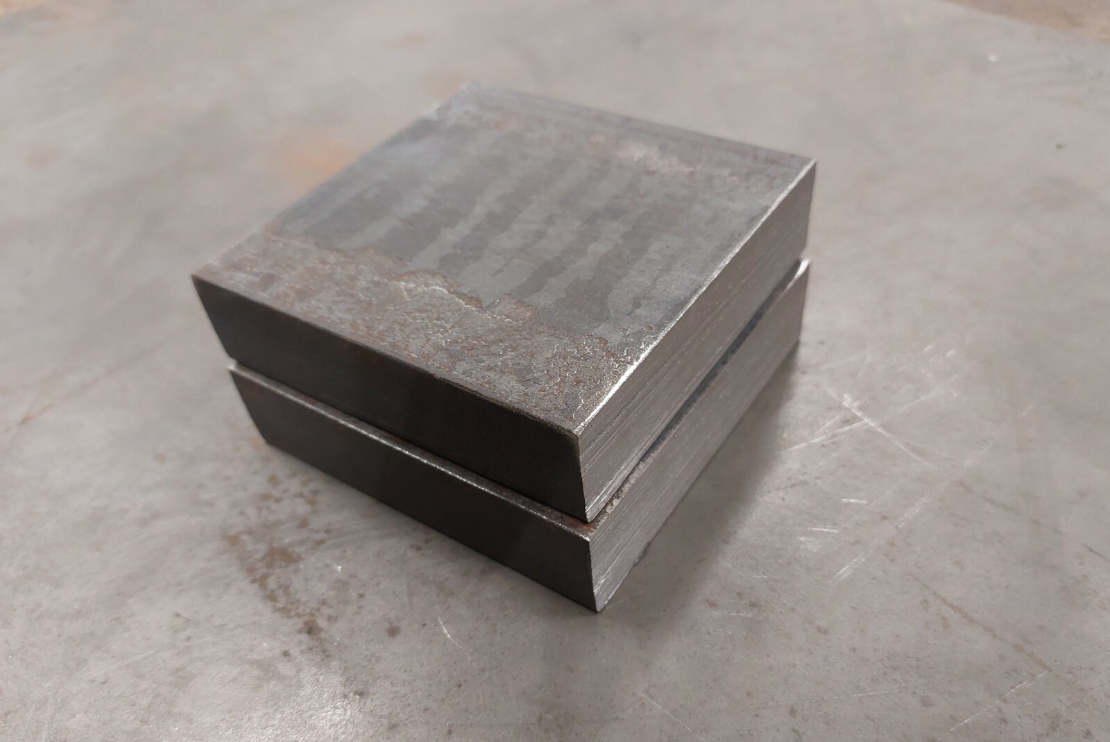 1" STEEL PLATE 4" x 4" Flat Bar 2 PIECES