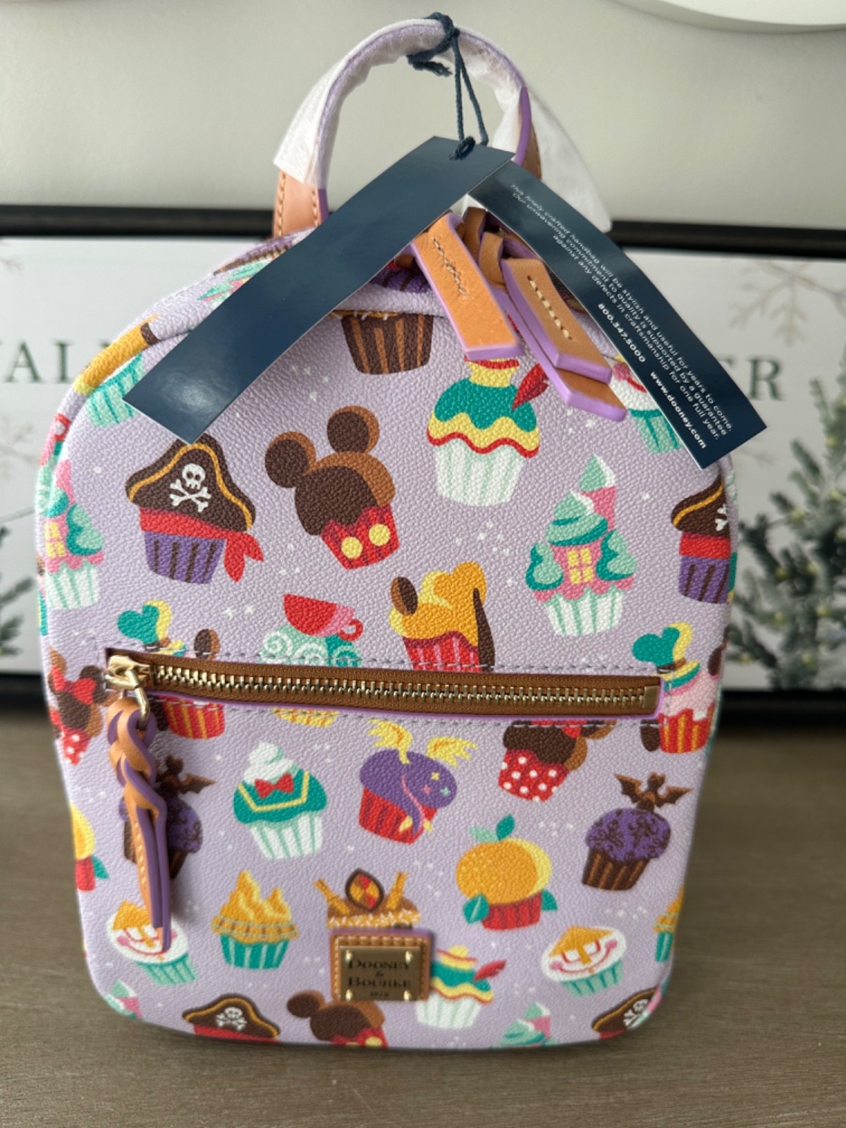 DISNEY PARKS DOONEY & BOURKE CUPCAKES BACKPACK 2025 NWT