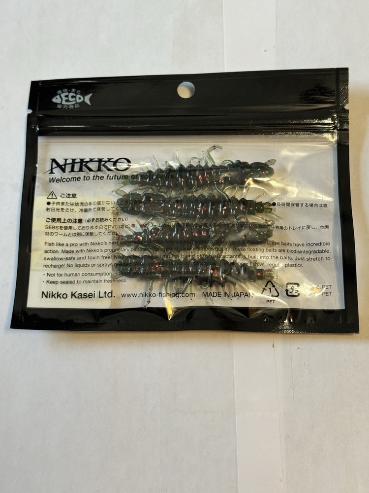 Nikko Hellgrammite Creature Bait 3" Watermelon Red