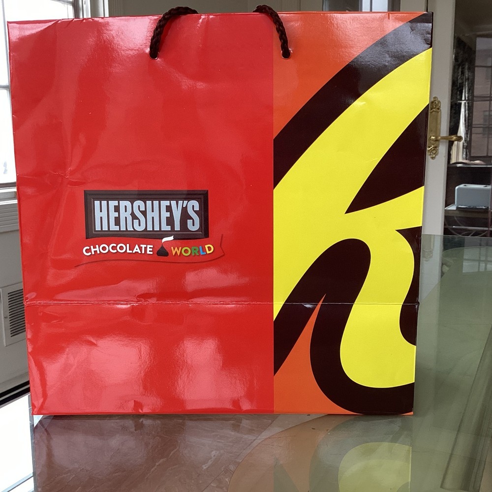 Reeses, Hershey’s Chocolate World Gift Bag