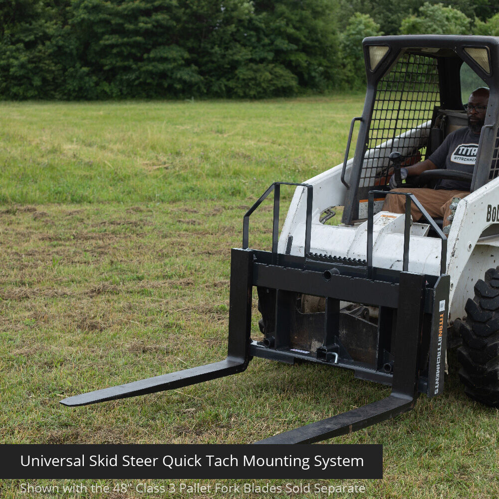 Titan Attachments Class 3 Step-Through Pallet Fork Frame Attachment
