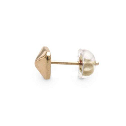 Dr MONROE Sync Note K10 Square Stud Earring (Single, One Ear)