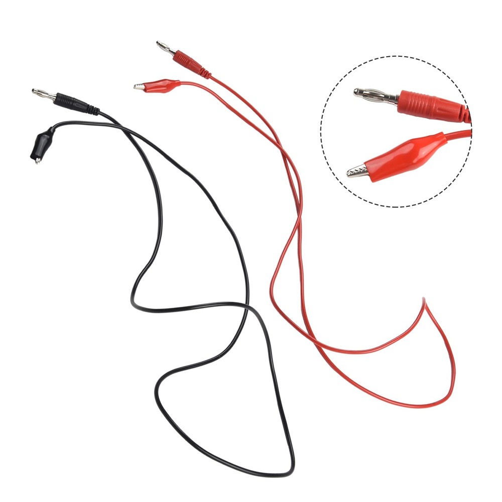 Clips Test Line 104cm 1Pair Dual Measure Tools Test Cable Line
