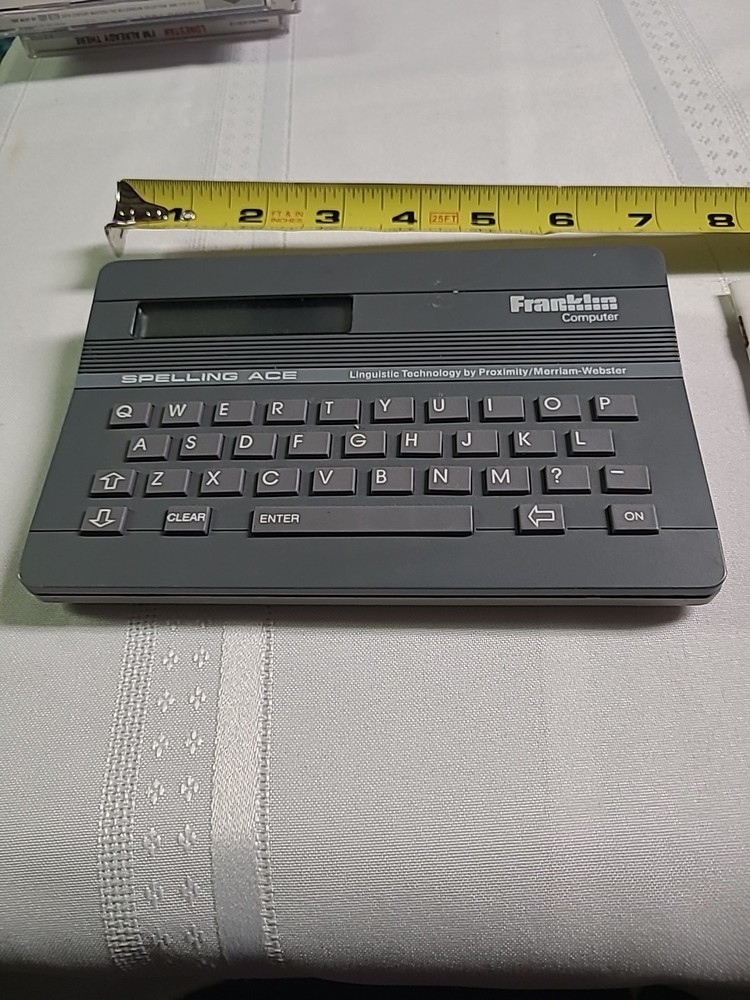 Vtg. Franklin Bookman Computer Spelling Ace (Bin C)