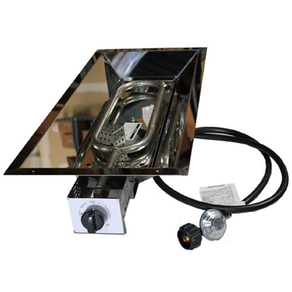 27" Rectangular Plug And Play Propane Fire Pit Burner