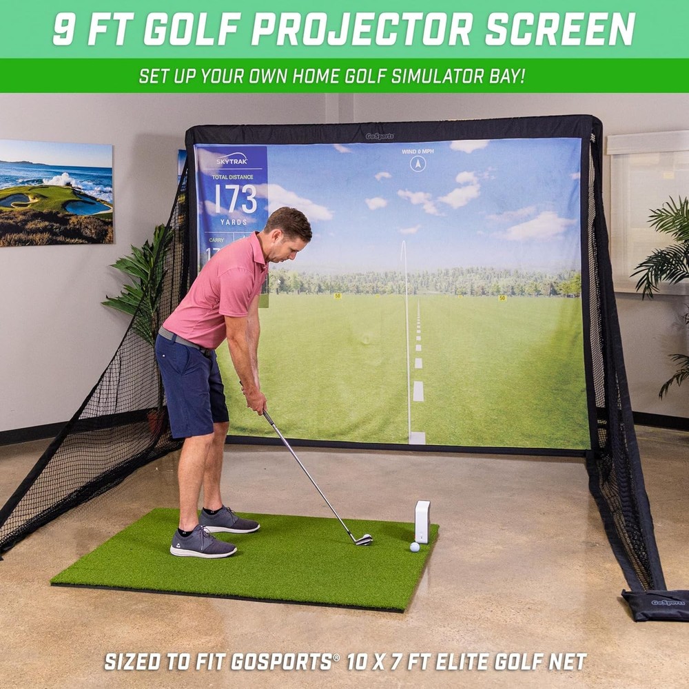 Versatile Golf Simulator Impact Screen - HD Performance for Home Entertainment